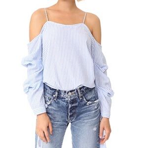 After market ruffle blouse